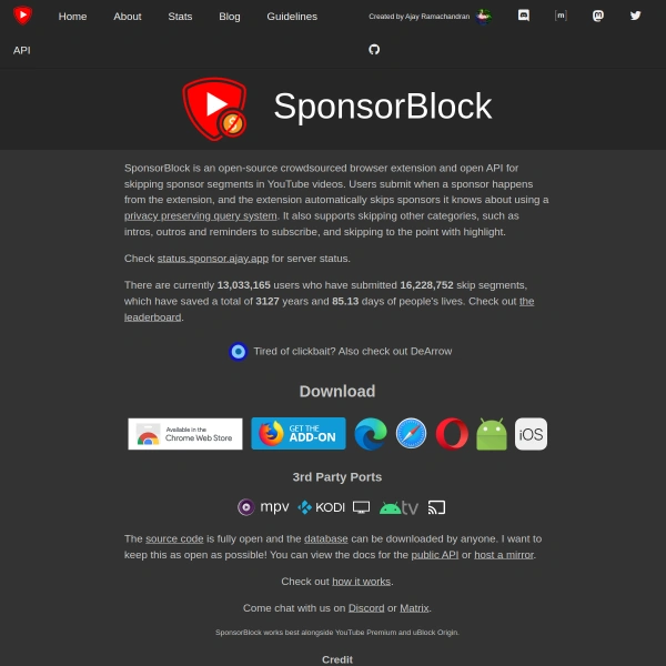 SponsorBlock