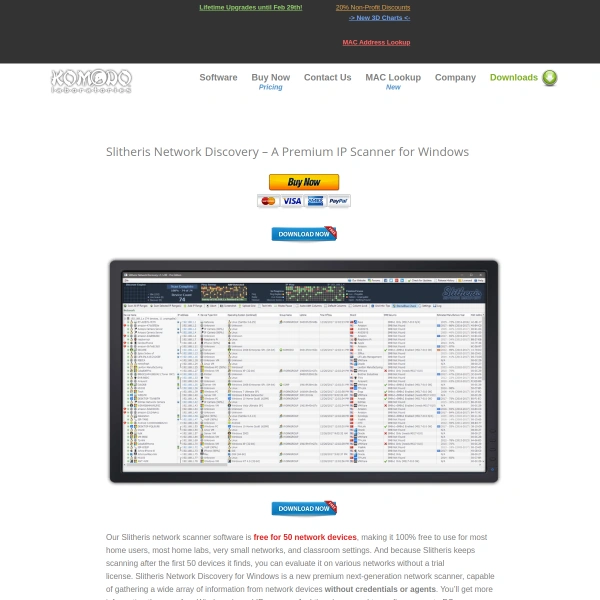 Slitheris Network Discovery