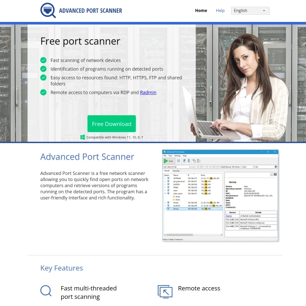 Advanced Port Scanner